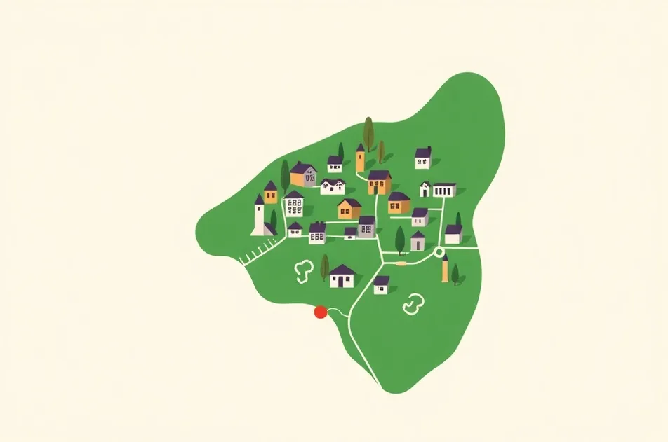 Carte du secteur d'intervention autour de Comines (59560)